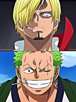 A post by @uissom on TikTok caption: #anime #animeedit #onepiece #onepieceedit #Luffy #Sanji #Zoro #edit #рекомендации