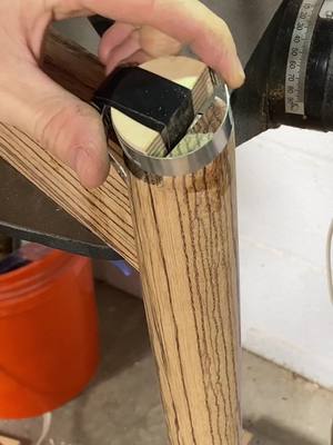 A post by @designedwithpurpose on TikTok caption: Keep your fibers tight! Hose clamps help prevent cracking from inserts #designedwithpurpose #howto #artistsoftiktok #baltimore #tricksofthetrade #wood