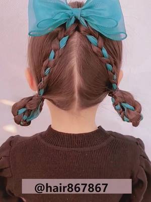 A post by @hair867867 on TikTok caption: #childrenhairstyle #hairtok #hairdye #