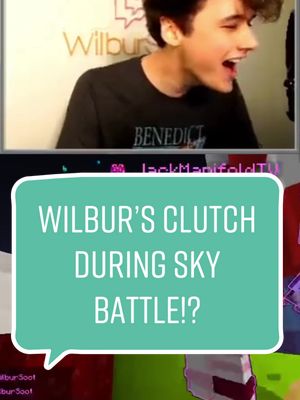 A post by @belovedqnf on TikTok caption: wilbur is so big brained at the randomest moments??!! #wilbursoot #wilbur #ghostbur #mcc #dsmp #dreamsmp #wilburmcc #mcyt #mcyts