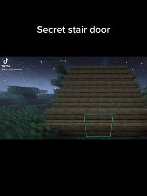 A post by @all_stuff_minecraft_ on TikTok caption: The hole needs to be 5x3x3 #Minecraft #fypシ #redstone #secretdoor