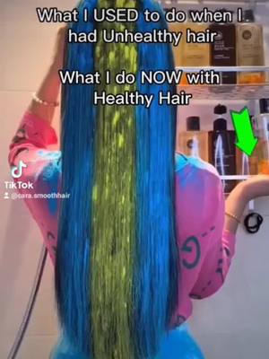 A post by @cara.smoothhair on TikTok caption: #studywithme #selflove #hairtok2021 #materialgirl