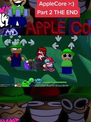 A post by @fnfchannel25 on TikTok caption: AppleCore >:)🍎😈 Part 2 #fnfbambi #fridaynightfunkin #fnfmode @game.tik @boyfriend._.69 @cupanimations2 @whittysgfandwife #fnfbambi #fnf