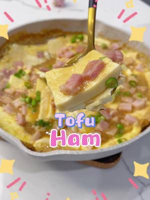 A post by @linqanaaa on TikTok caption: #foryoupage #fypシ #fyp #itsanaaa #myroutine #gimmemore #foodies #simplerecipes #fastandeasy #eggrecipe #asianfood #chinesefood #tofurecipe #ham #yumm