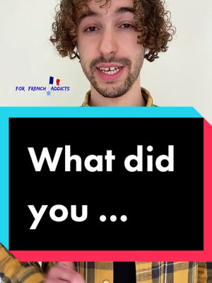 A post by @fahrem_for_french_addict on TikTok caption: Best caption wins 🏆 👉 What is the last thing you have finished?  #grammartips #xyzabc