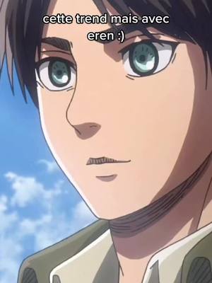 A post by @_faniime on TikTok caption: ses yeux sont incroyables #pourtoi #foryou #foryoupage #fyp #eren #snk #aot #shadowbanned #_faniime