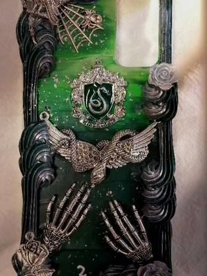 A post by @diy_iphone_case on TikTok caption: STORYTIME FROM ANONYMOUS// PART 2Snake House Harry Potter Slytherin #storytime #diyphonecase #foryou #harrypotter