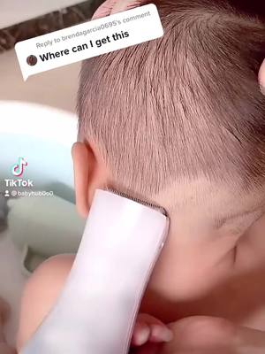 A post by @babyhub0o0 on TikTok caption: Reply to @brendagarcia0695 Open my introduction has details🔗#foryou #baby #mom #hair #haircut