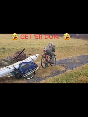 A post by @keviec on TikTok caption: GIT ER DONE!!!  When ya gotta do whatcha gotta do!   #geterdone #funny #justforfun #hilarious #bestfriend #bffgoals