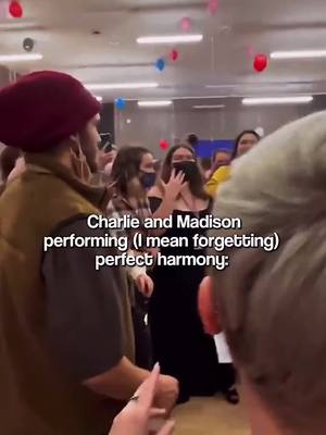 A post by @julieandthechipmunks on TikTok caption: Its suprising they remember very little of the dance they did 😭 #charliegillespie #jatp #madisonreyes #julieandthephantoms #perfectharmony #CustomersMostLoved #MyBrawlSuper