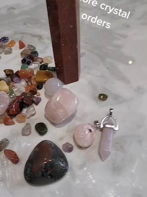 A post by @wakefield.oconnor.family on TikTok caption: My crystal orders keep coming and coming every day 😍 #foryoupage #fyp #like #healing #power #followme #crystals #crystal