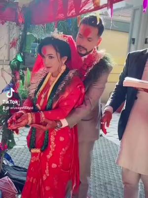 A post by @thapa_kaji on TikTok caption: #lovemarriage #bigachievement #blesswiththebest #husbandwife #ansu #happiness #forever ❤️❤️