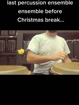 A post by @nathanraywilkerso on TikTok caption: #percussion #ensemble #christmasbreak #2021