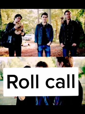 A post by @the_vamp_daires on TikTok caption: 😁😁😁😁#rollcall #thevampirediaries #damonsalvatore #stefansalvatore #alaricsaltzman #viral #viralvideos