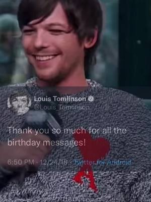 A post by @louforthebrave on TikTok caption: Omg its louis birthday 🤍 #louistomlinson #louistomlinsonsupremacy #onedirection