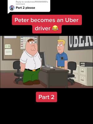 A post by @drizftw on TikTok caption: Reply to @randomstuff99999999  Peter is an Uber driver 😂 #GEICOGiveHappy #FFXmasSwitch #familyguy #familyguyclips #fyp #foryoupage #foryou #4u #viral