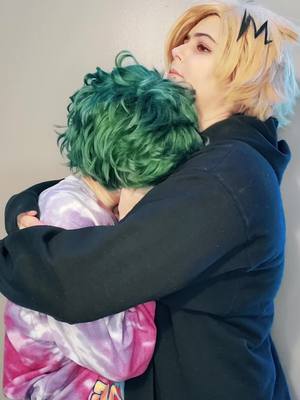 A post by @puff_cos on TikTok caption: Kami just wants to protect Zuku's heart from breaking because of Bakugo. #bnha #kaminaridenki #izukumidoriya #kamideku @dyslexicreader