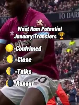 A post by @wdotz__ on TikTok caption: More Teams In The Comments! #fyp #football #westham #transferwindow