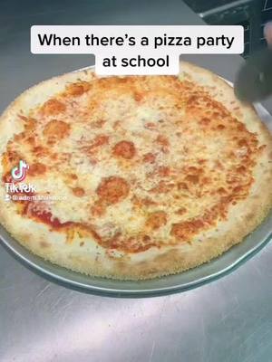 A post by @adam.shamoon on TikTok caption: They give you a little piece like bruh 🤦‍♂️ #schoolpizzaparty #pizza #viral