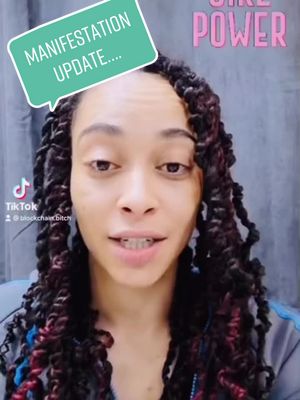 A post by @blockchain.bitch on TikTok caption: #cryptogirlgang community manifestation update! #girlsincrypto #womenincrypto #blockchainbitchesassemble #joinus #excusemewhileifeelmyself #goals #yes