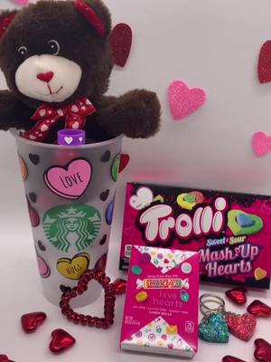 A post by @twinkiecreations on TikTok caption: Valentine’s Day bundle soon coming❣️💌🧸 #fyp #etsy #SmallBusiness #vinly  #starbuckscup #ValentinesDay #support #foryou #cupbundles