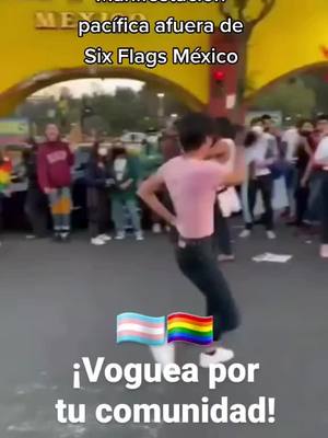 A post by @conlugartv on TikTok caption: No más discriminación a la comunidad LGBT+ ?️‍? #lgbt #queer #vogue