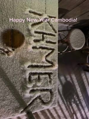 A post by @seanheavens on TikTok caption: #khmer #cambodia #snow #2022 HAPPY NEW YEAR CAMBODIA , from USA