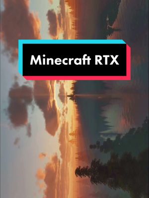 A post by @smooth.september on TikTok caption: #Minecraft #vibes #fypシ                              Minecraft 1.18 whit RTX