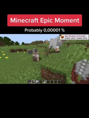 A post by @vanofreeze on TikTok caption: Minecraft Rarest Moments 🍀 #Minecraft #minecraftraremoments #minecraftseeds #minecraftlucky #viral #gaming #fypシ