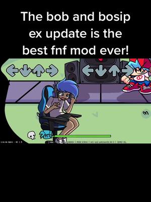 A post by @itswolfiii on TikTok caption: The bob and bosip ex update is the best fnf mod ever made am really disappointed in amoraltra #fridaynightfunkin #fnf #fridaynightfunkinmeme #fnfmod