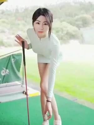 A post by @golfhubblebubble on TikTok caption: 🦋⛳#golfgirl #golfteacher #golfswing #golf #girl #fitness #foryou