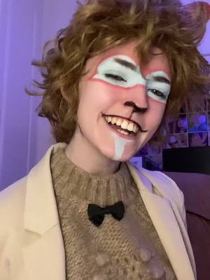 A post by @kaspycos on TikTok caption: I’m so late to this audio omg #fnaf #fnafsecuritybreach #glamrockfreddy #glamrockfreddycosplay #fnafcosplay #austinpowers