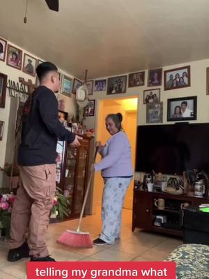 A post by @_omarpineda on TikTok caption: grandma wants to know the chisme #fyp #foryou #viral