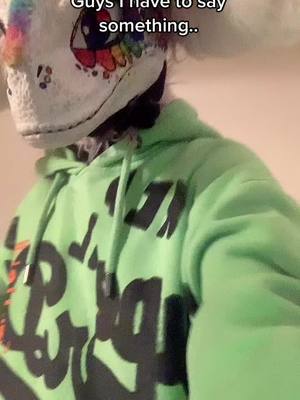 A post by @jazzlethedino on TikTok caption: Thank you all so much I’m so grateful  <33333333333 #furry#furryfandom#foru #foryou#foryoupage#raptormask#fursuit #furrytrash#thankyou#fypシ