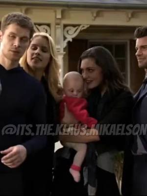 A post by @its.the.klaus.mikaelson on TikTok caption: 😭😭#theoriginals #tvd #hayleymarshall #klausmikaelson #josephmorgan #pheobetonkin #danielgillies #hopemikaelson #elijahmikaelson #foryou