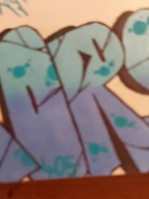 A post by @graffitichaos on TikTok caption: little straight letters "◇KORS◇" rate 1-10??#korsa #kor #howitsgoing #piece #tag #tagging #wek #weckman #wecker #throwie #straight #graffiti #marker #