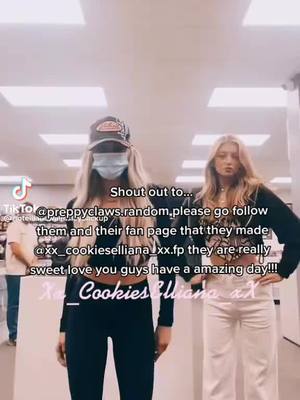 A post by @xx_cookieselliana_xx on TikTok caption: @ellianawalmsley @emily.dobson go follow @preppyclaws.random and @xx_cookieselliana_xx.fp #EllianaWalmsley #EmilyDobson #fanpage❤ #4u #4upageシ #fypシ