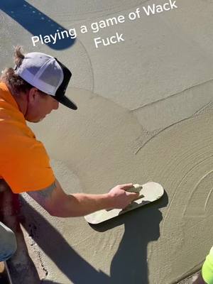 A post by @reaperz805 on TikTok caption: Playin a game of wack fuck! #TostitosUnspokenBonds #wack #work #construction #concrete