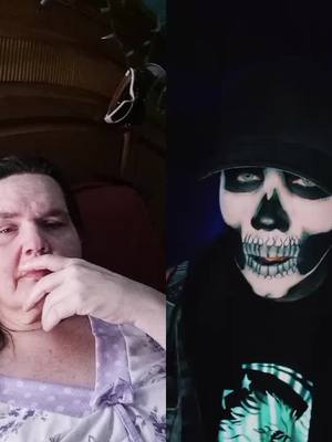 A post by @bonhamtammy74 on TikTok caption: #duet with @face_the_dark