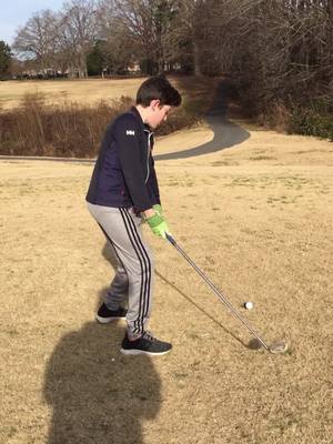 A post by @adammoorefield4 on TikTok caption: This is from when I first started to play golf to one year in. #golf #golftiktok #golfball #topgolf #golfclubs #fypdoesntwork #trending