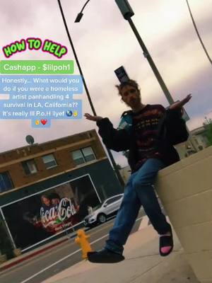 A post by @lilpoh8 on TikTok caption: lIl P.o.H #homeless #artist #tiktok #new #music #art #cashapp #song #share #duet #cocacola #poptarts #gucci #Love #like #fyp @_colebennett_  @jakepaul @addisonre @kyliejenner