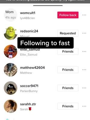 A post by @i_follow_back987654321_ on TikTok caption: Following to fast                                                #ifollowback #ifollowback🤪 #ifollowback💕💕