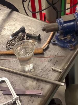 A post by @metalmaker on TikTok caption: Goof’n arroond with the Smith #cuttingtorch #torch #wrlding #oxycutting #oxegen #Acetylene #cupofwater #nonsense #wastingtime #doingnothing