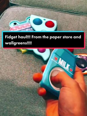 A post by @the_everydaylife on TikTok caption: FUN FIDGET HAUL FROM THE PAPER STORE AND WALGREENS!!! #fyp #fidgets #plzfollowme #fidgets_272andstuff #fypシ #comment