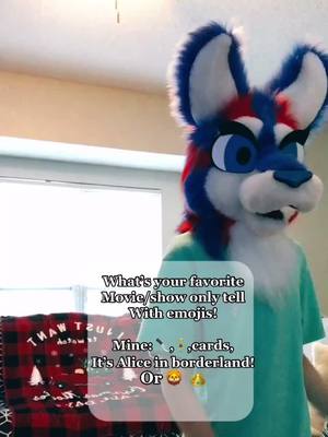 A post by @sunrise_the_din0 on TikTok caption: I love Alice in borderland!!🖐😫 #fyp #furry