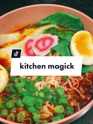 A post by @abundantvibes on TikTok caption: When you take the time to put meals together from the basic ingredients, you have a magickal opportunity at hand.