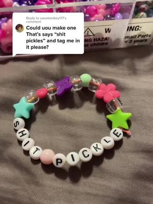 A post by @kandikuk on TikTok caption: Reply to @uwumonkey117 #kandi #kandikid #kandisingle #kandisingles #CloseYourRings #kandikids #ravekid #kandicuff #kandibracelet #fypシ #fyp