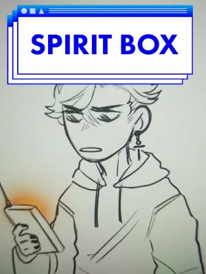 A post by @vukobird on TikTok caption: Using the spirit box for the first time || #phasmophobia #phasmophobiagame #spiritbox