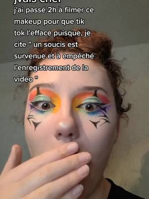 A post by @mo._.makeup on TikTok caption: jeux d'acteur en français. Nan c'est complètement vrai j'ai envie de mourir #tiktokveuxmetuer #jepleuredepuisdesheures #mondoublementonestpresenrmaispasgrave #j'auraisduutiliserlessontiktokquiportechance