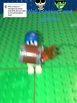 A post by @clash_royale_lego_center on TikTok caption: Reply to @luhyoucuzz #Clash_Royale_Center_21 #lowqualitypost #legos #clashroyale #clashroyale #blueteam #speargoblins #goblin#wallbreakers